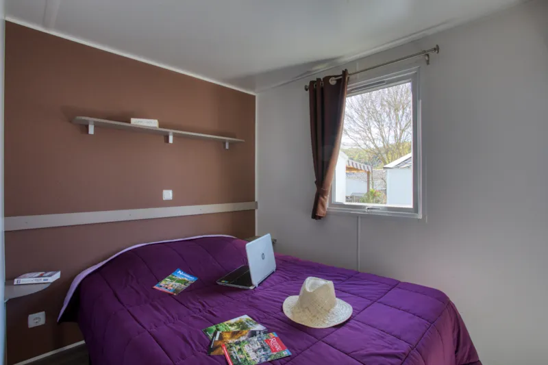 Mobil-Home Confort 26M² (2 Chambres) - Terrasse Couverte 13M² + Tv + Clim