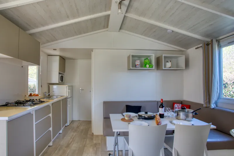 Mobil-Home Confort 30M² (2 Chambres) - Terrasse Couverte 13M² + Tv + Clim
