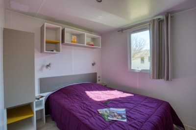 Mobile home Confort 30m² (2 bedrooms) - sheltered terrace 13m² + TV + Air Conditioning