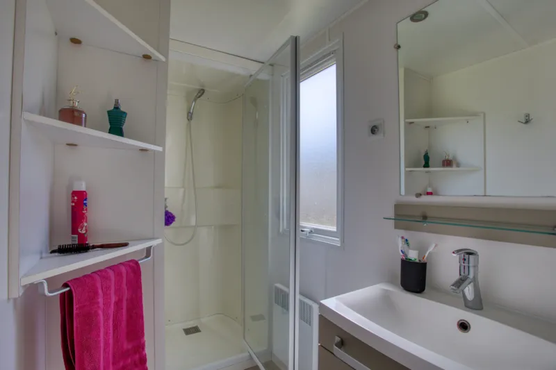 Mobil-Home Confort 30M² (2 Chambres) - Terrasse Couverte 13M² + Tv + Clim