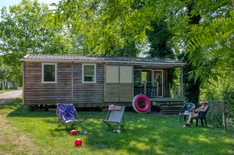 Mobil-home Cayuga Confort 41m² (3 chambres) - terrasse couverte + TV