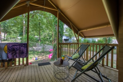 Wood Lodge Confort 30 m² (2 bedrooms) - with toilet block
