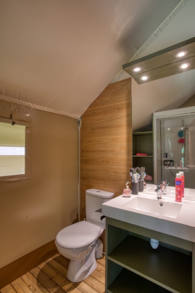 Wood Lodge Confort 30 m² (2 bedrooms) - with toilet block