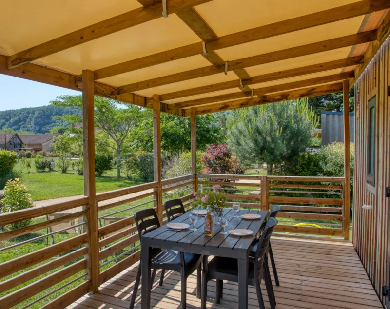 Mobil-Home Premium 34M² (2 Chambres) - Climatisation + Lave-Vaiselle + Tv