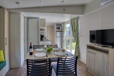 Mobilhome Premium 34m² (2 bedrooms) - air-conditioning + dishwater + TV