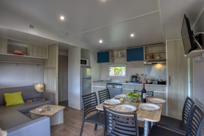 Mobilhome Premium 36m² (3 bedrooms) - air-conditioning + dishwater + TV