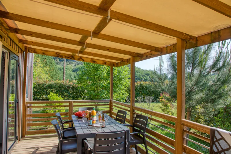 Mobil-Home Premium 36M² (3 Chambres) - Climatisation + Lave-Vaiselle + Tv