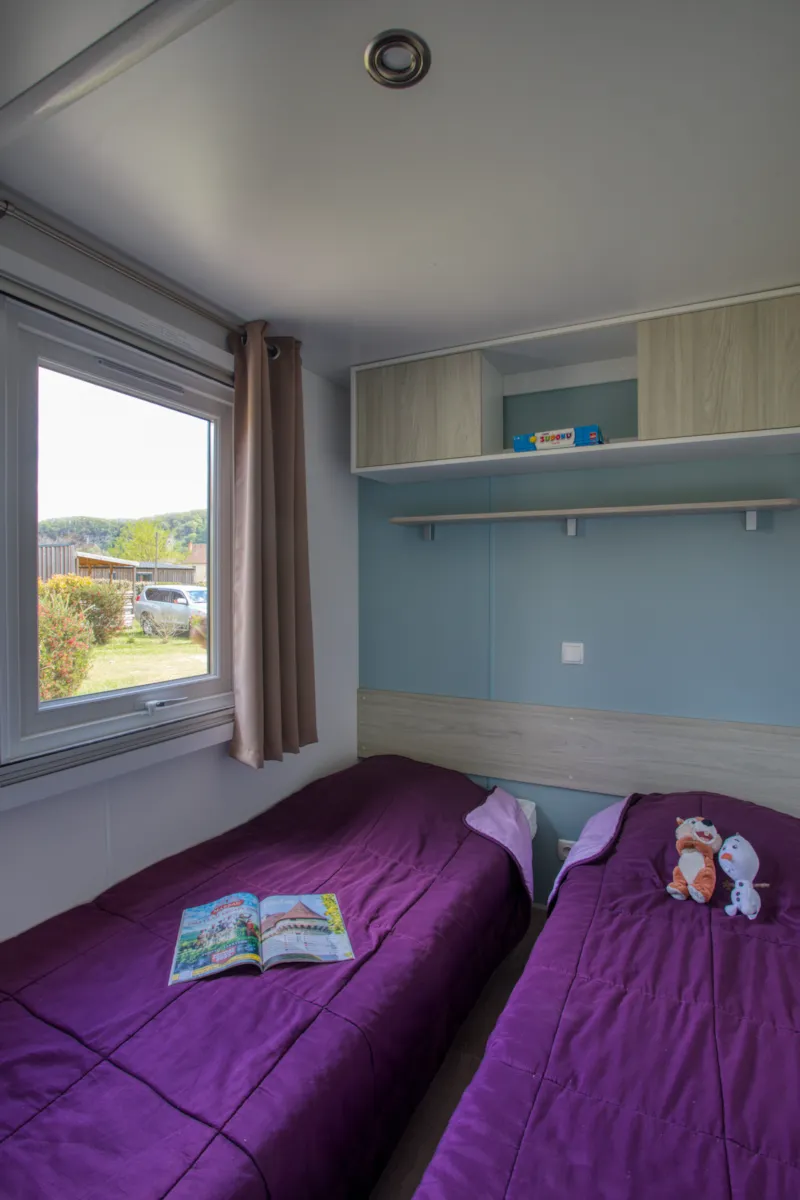 Mobil-Home Premium 36M² (3 Chambres) - Climatisation + Lave-Vaiselle + Tv