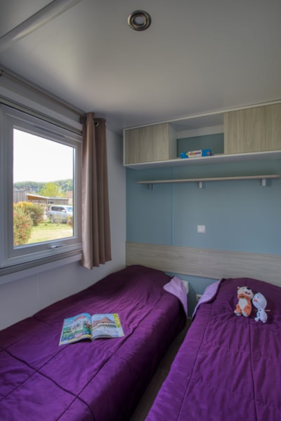 Mobilhome Premium 36m² (3 bedrooms) - air-conditioning + dishwater + TV