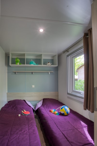 Mobilhome Premium 36m² (3 bedrooms) - air-conditioning + dishwater + TV