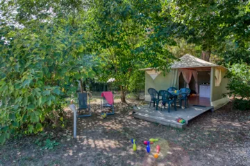 Accommodation - Tente Bungalow Standard  16M² (2 Bedrooms) - Without Toilet Blocks - Flower Camping La Sagne