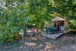 Alojamiento - Tente Bungalow Standard  16M² (2 Habitaciones) - Sin Baño - Flower Camping La Sagne