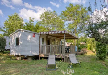 Mietunterkunft - Mobilheim Colvert Confort 31M² (3 Zimmer) - Überdachte Terrasse + Tv - Flower Camping La Sagne