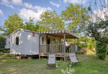 Accommodation - Mobile Home Colvert Confort 31M² (3 Bedrooms) - Sheltered Terrace + Tv - Flower Camping La Sagne