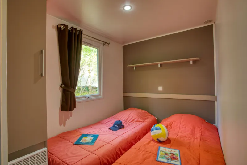 Mobil-Home Confort 34M² (3 Chambres) - Terrasse Couverte + Tv + Clim