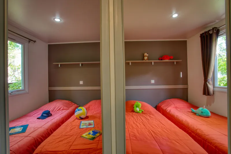 Mobil-Home Confort 34M² (3 Chambres) - Terrasse Couverte + Tv + Clim