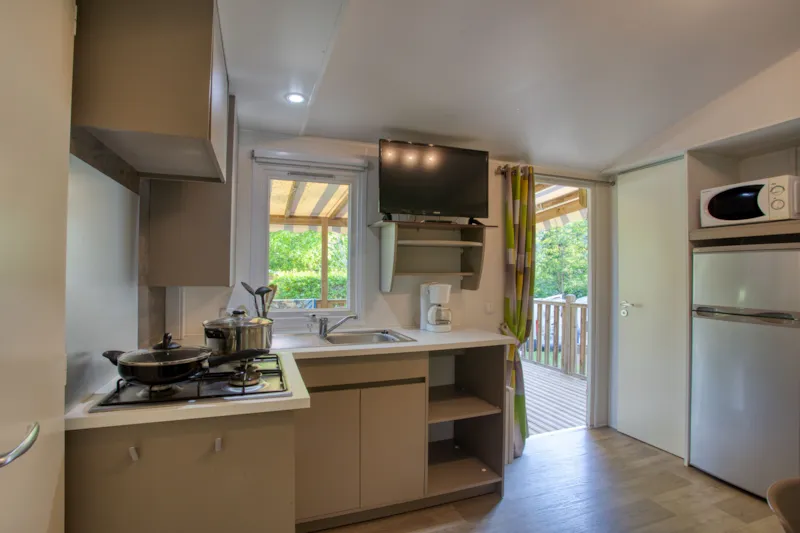 Mobil-Home Confort 34M² (3 Chambres) - Terrasse Couverte + Tv + Clim