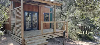 Mietunterkunft - New//Homeflower Premium 18M² -1 Schlafzimmer+Halb Überdachte Terrasse+Geschirrspüler+Tv+Klimaanlage- - Flower Camping La Sagne