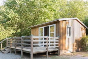 Locatif - Chalet Zénitude - 21m² - 2 chambres - sans sanitaires - Camping Le Coin Charmant