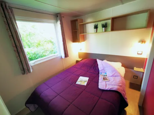 Mietunterkunft - Mobilheim Grober Raum - 30M²- 3 Zimmer - Klimaanlage - image n°4 - Camping Le Coin Charmant