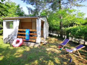 Mietunterkunft - Tit'home - 21M² - 2 Zimmer - Ohne Sanitärausstattung - Camping Le Coin Charmant