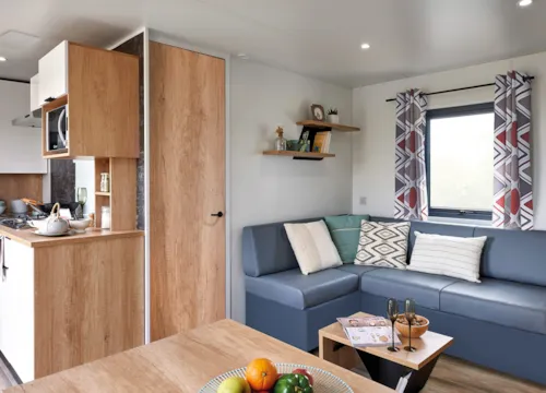 Huuraccommodatie(s) - Stacaravan Standing-32M² - 3 Slaapkamers - Airconditioning - image n°2 - Camping Le Coin Charmant