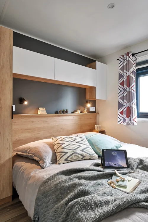 Huuraccommodatie(s) - Stacaravan Standing-32M² - 3 Slaapkamers - Airconditioning - image n°4 - Camping Le Coin Charmant