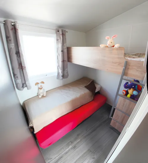Huuraccommodatie(s) - Chalet - Zenitude 21M² - 2 Slaapkamers - Zonder Privé Sanitair - image n°4 - Camping Le Coin Charmant