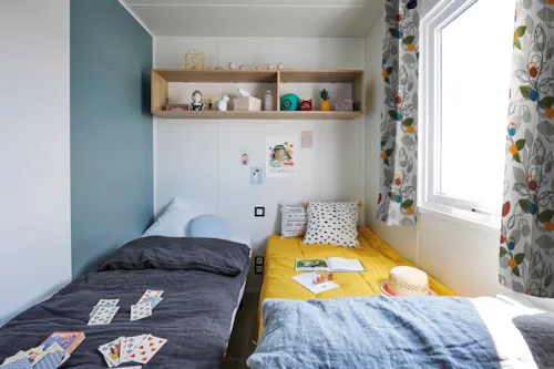 Location - Mobil-Home Famille - 26M² - 2 Chambres - Climatisation - image n°5 - Camping Le Coin Charmant