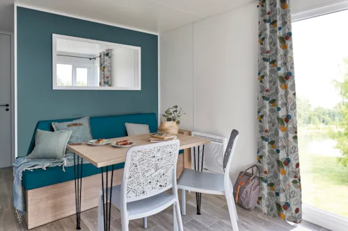 Location - Mobil-Home Famille - 26M² - 2 Chambres - Climatisation - image n°3 - Camping Le Coin Charmant