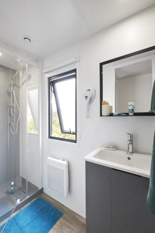 Huuraccommodatie(s) - Stacaravan Standing-32M² - 3 Slaapkamers - Airconditioning - image n°6 - Camping Le Coin Charmant