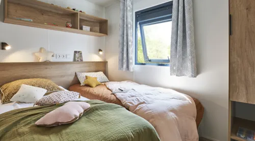 Huuraccommodatie(s) - Stacaravan Standing-32M² - 3 Slaapkamers - Airconditioning - image n°5 - Camping Le Coin Charmant