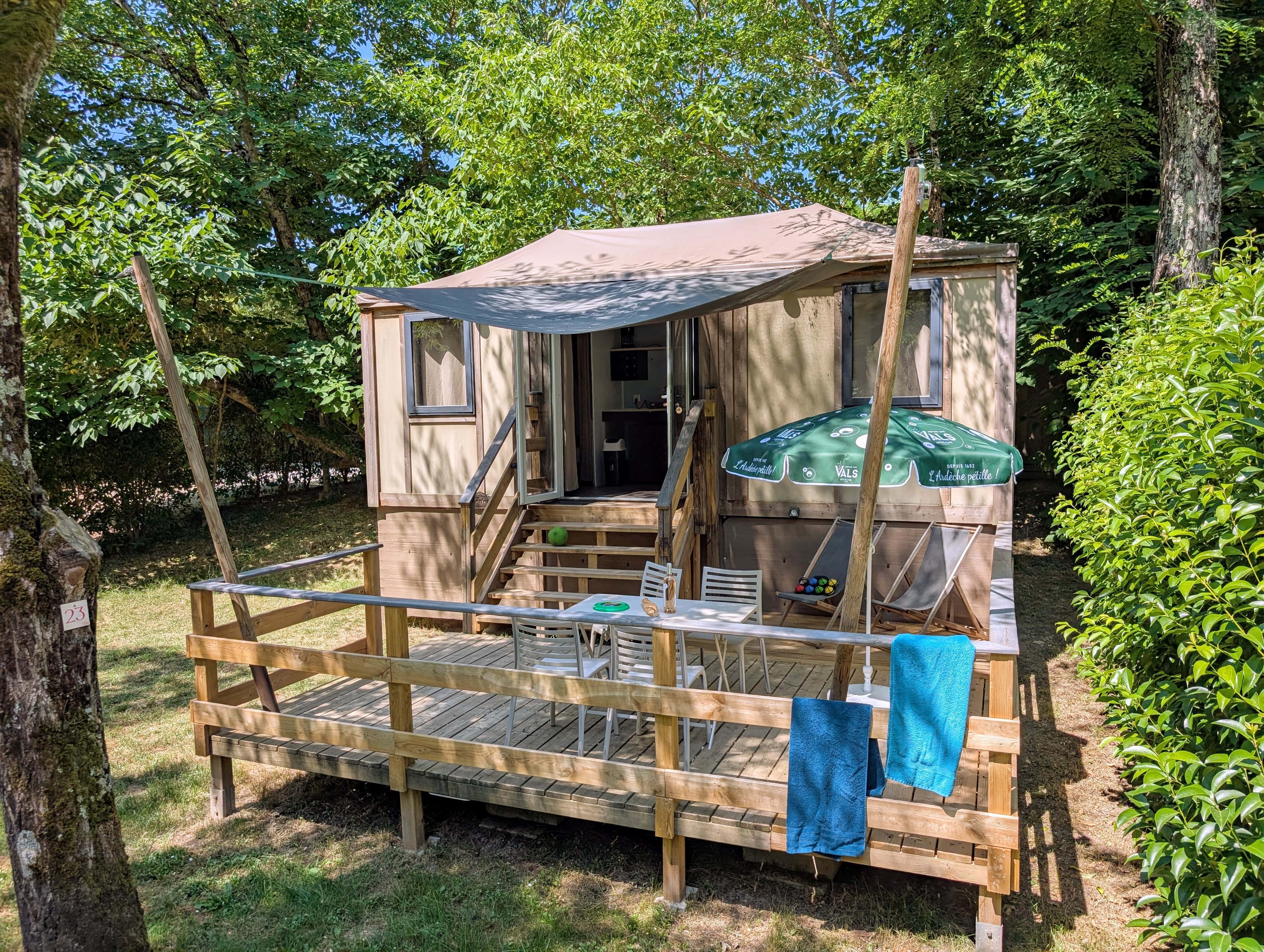Mobilodge - 16m² - 2 slaapkamers - zonder sanitairgebouw
