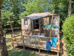 Locatif - Mobilodge - 16m² - 2 chambres - sans sanitaires - Camping Le Coin Charmant