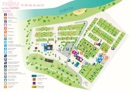 Location - Mobil-Home Famille - 26M² - 2 Chambres - Climatisation - image n°10 - Camping Le Coin Charmant