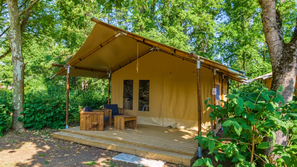 Location - Slow Lodge - 2 Chambres, Sans Sanitaire - Camping Seasonova Lac de Bournazel