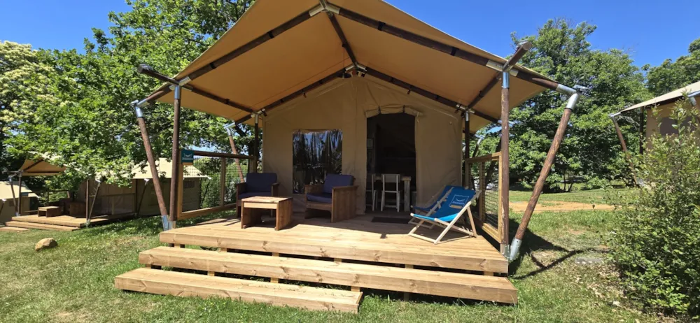 Location - Slow Lodge - 2 Chambres, Sans Sanitaire - Camping Seasonova Lac de Bournazel
