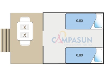 Pod - 6m² (without toilet blocks)