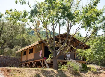 Location - Eco Lodge Vue Nature - 34M² - 2 Chambres (Sans Sanitaires) - Campasun Camping de l’Aigle