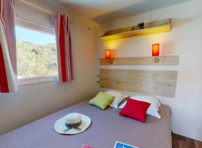 Roulotte with lake view - 20,40m² - 2 bedrooms (2 adults + 2 children) - Air conditioning — 4