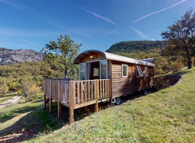 Roulotte with nature view - 20,40m² - 2 bedrooms (2 adults + 2 children -12 YEARS) - Air conditioning — 5