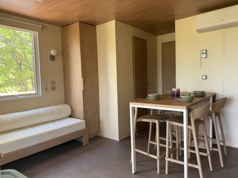 Mobil Home Cottage Premium 2 Chambres - Climatisation - Lave Vaiselle