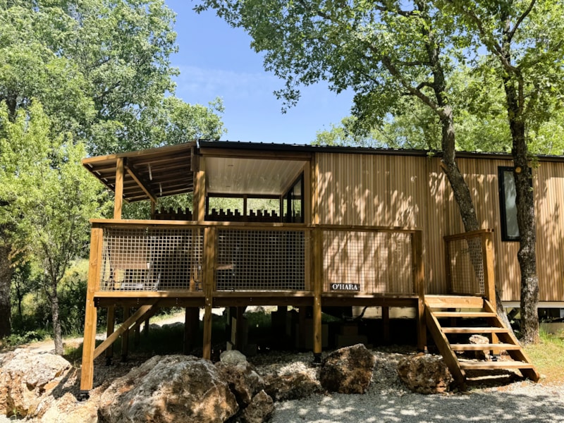 Mobilheim Cottage Premium , 2 Schlafzimmer – Klimaanlage – Geschirrspüler