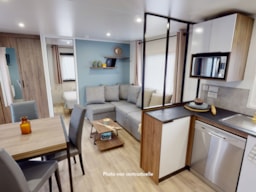Alojamiento - Mobil Home Bien Etre With 3 Bedrooms Premium - Siblu – Domaine de Kerlann