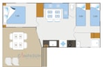 Casa Mobile Cassis - 28 M² - 2 Camere Casa Mobile Cassis - 28 M² - 2 Camere