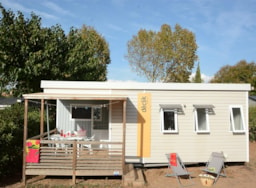 Mietunterkunft - Mobilheim Saint-Cyr - 26M² - 2 Schlafzimmer - Campasun Camping Parc Mogador