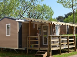 Mietunterkunft - Mobilheim Bandol - 21M² - 2 Schlafzimmer - Campasun Camping Parc Mogador