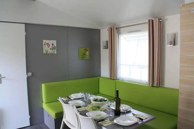 Mobilhome  Bien-Etre, 3 Ch, 29,7M²,6 Pers., Terrasse Couverte, Climatisation.