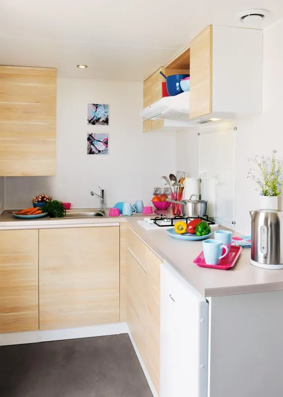 Mobilhome  Duo: 1 Chambre, 18M², Terrasse Bois Couverte,  Climatisation.