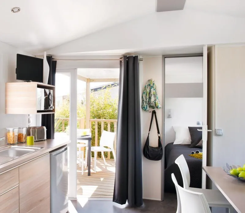 Mobil Home  Oleron: 2 Chambres, 25M2,Terrasse Couverte, Climatisation.